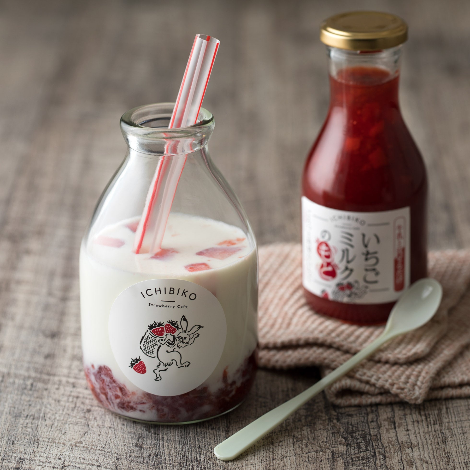 ICHIBIKOいちごミルクのもとキット（ICHIBIKOボトル付き）