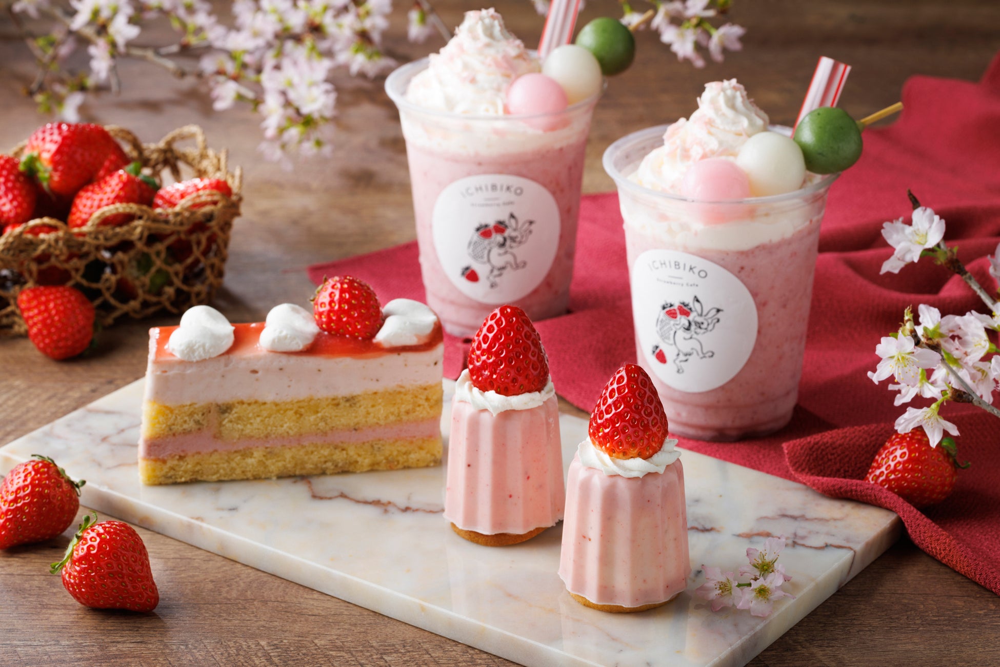 華やぐ春にぴったり“さくら×いちご”の春限定スイーツ新発売 / いちごスイーツ専門店『いちびこ(ICHIBIKO)』 | 株式会社いいねの
