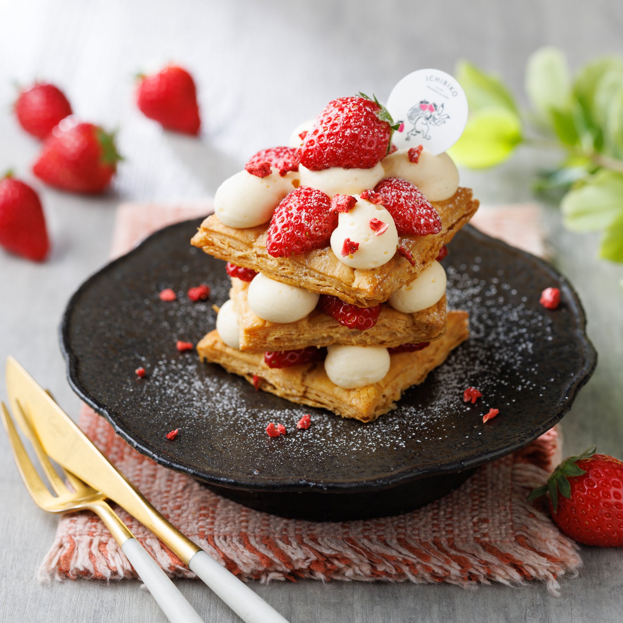 いちごだらけのミルフィーユ