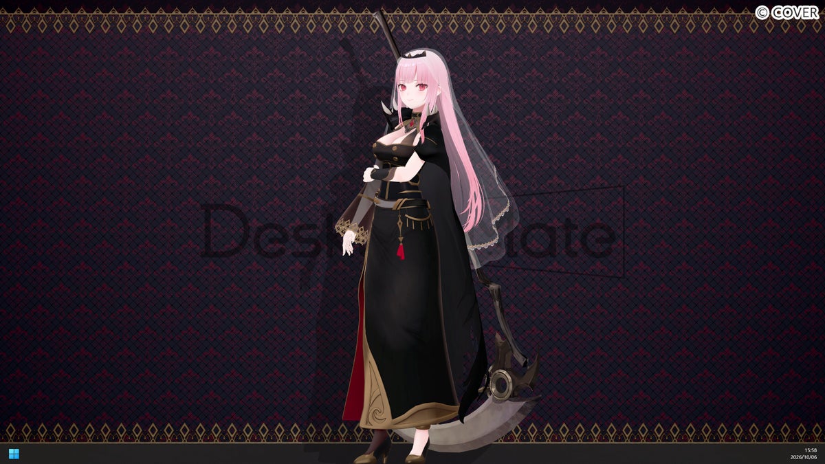 ホロライブ・森カリオペがデスクトップに!「Desktop Mate」初のホロライブタレントDLCが登場