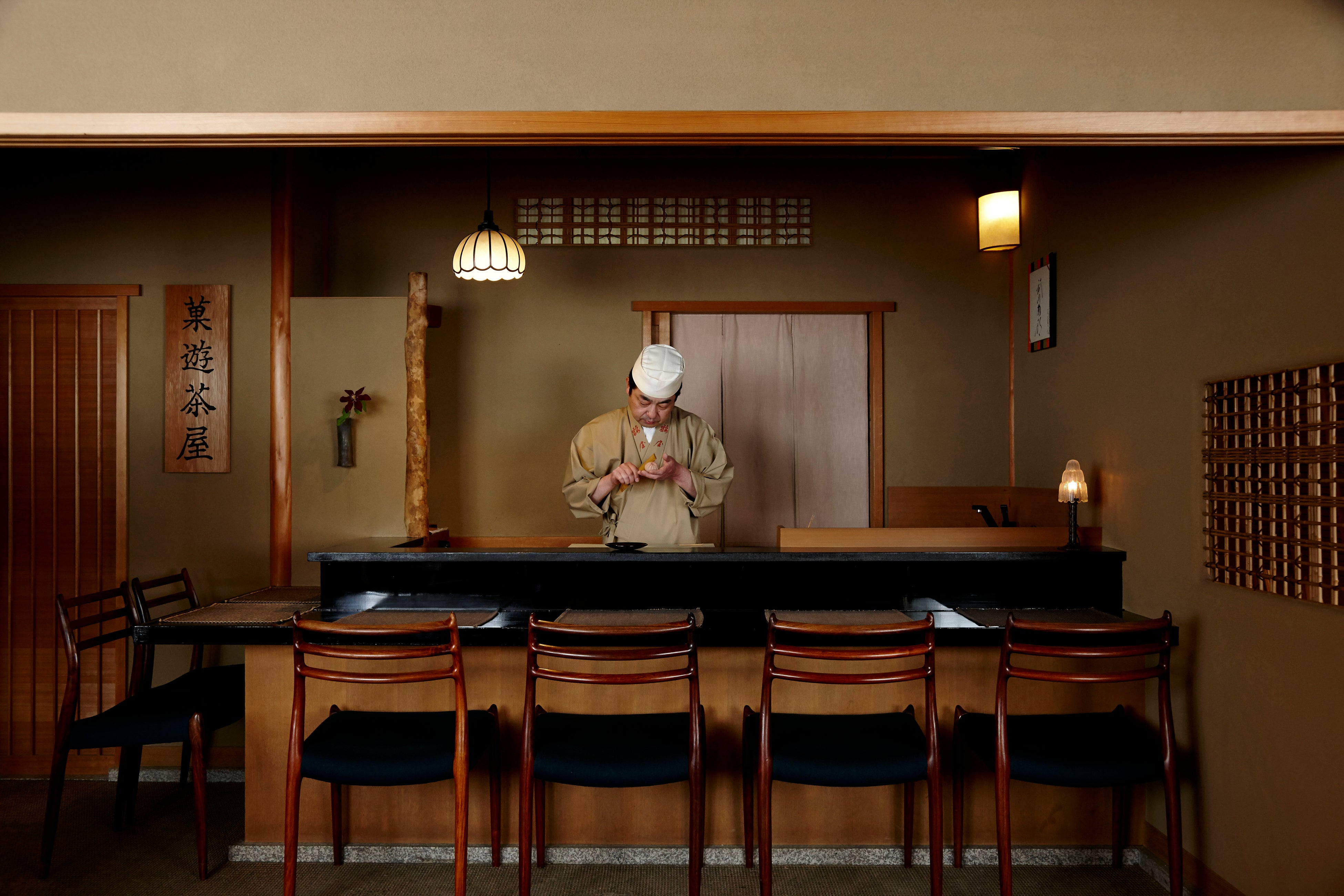 生菓子実演「菓遊茶屋」