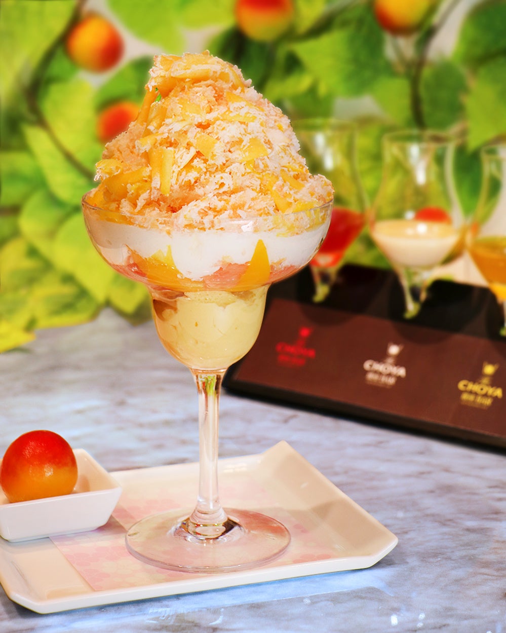 梅酒カクテル専門店 The Choya ザ チョーヤ 銀座bar 彩りフルーツ梅氷に3種の梅酒シロップで自在に味変 チョーヤバーの梅づくしかき氷 誕生 梅かき氷付きアフタヌーンティーも同時開催 チョーヤ梅酒株式会社のプレスリリース 梅酒カクテル専門店 The Choya ザ チョーヤ 銀座bar 彩りフルーツ梅氷に3種の梅酒シロップで自在に味変 チョーヤバーの梅づくしかき氷 誕生 梅かき氷付きアフタヌーンティーも同時開催 チョーヤ梅酒株式会社のプレスリリース