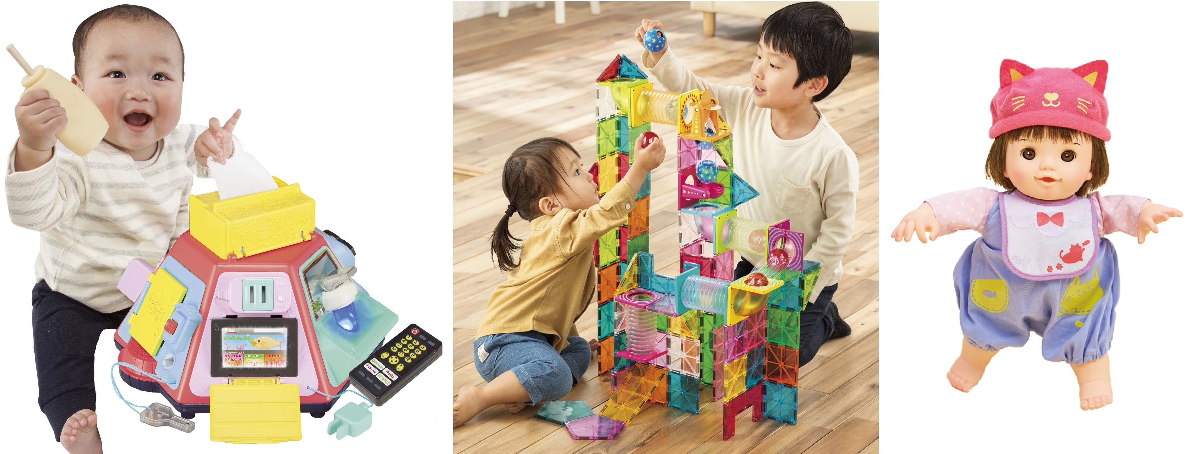 新商品】発売30周年の磁石ブロック「ピタゴラス」のロングセラー