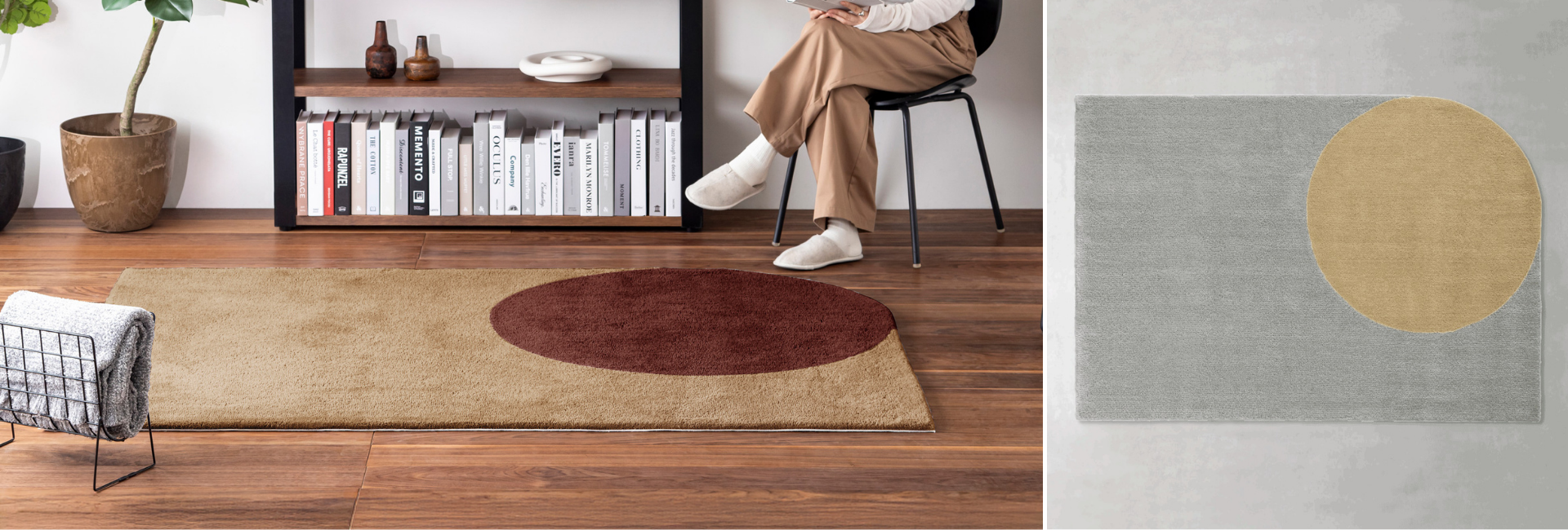 KANADEMONO × MIYOSHI RUG、サイズオーダーラグの新作を発表。合計