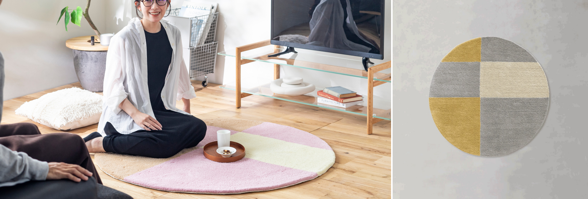 KANADEMONO × MIYOSHI RUG、サイズオーダーラグの新作を発表。合計