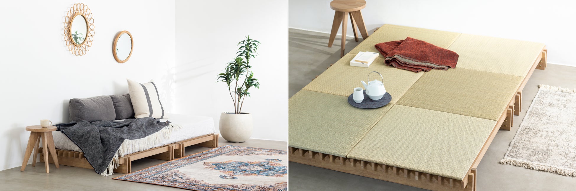 KANADEMONOにて、待望の寝室インテリアを取扱開始。空間に余白を作る KANADEMONOにて、待望の寝室インテリアを取扱開始。空間に余白を作る