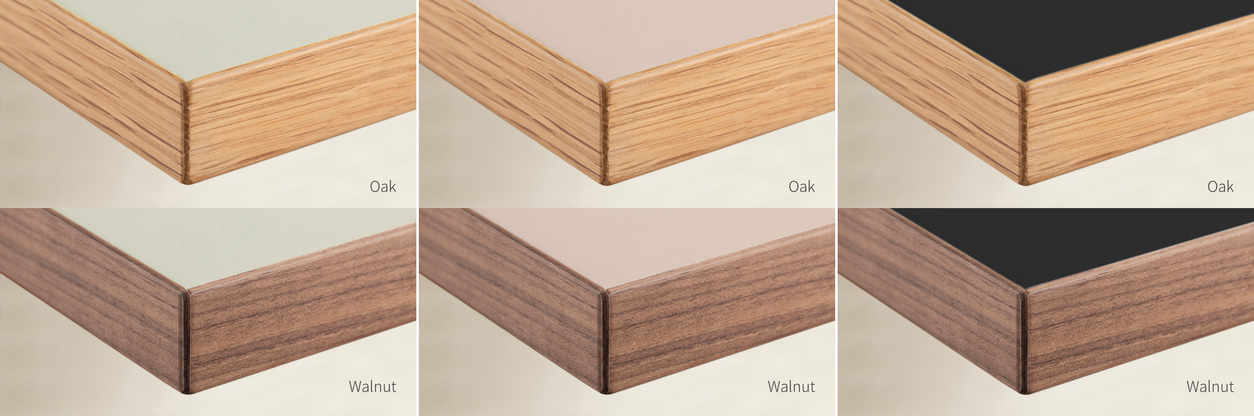 KANADEMONOより、天然素材「リノリウム」全21色のシェルフと