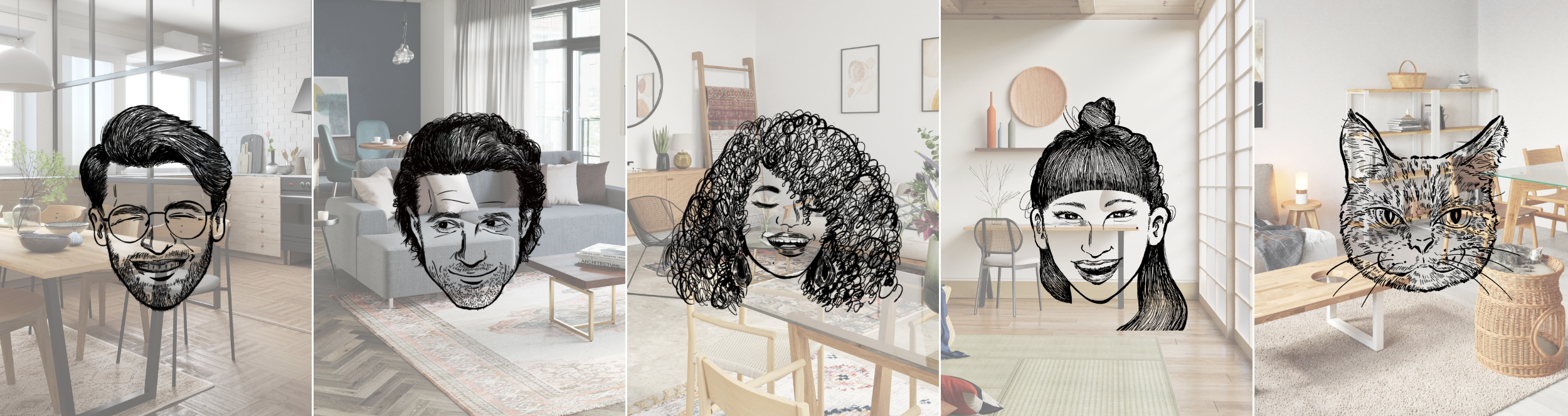 KANADEMONOより、最大幅4mの「特大デスク」と幅2mの「大型一枚デスク