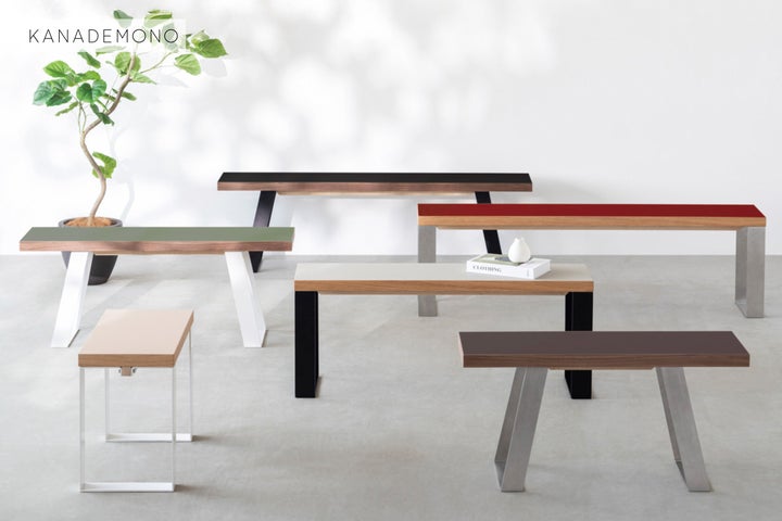 KANADEMONO】人気の自然素材「リノリウム」よりベンチが新登場 KANADEMONO】人気の自然素材「リノリウム」よりベンチが新登場