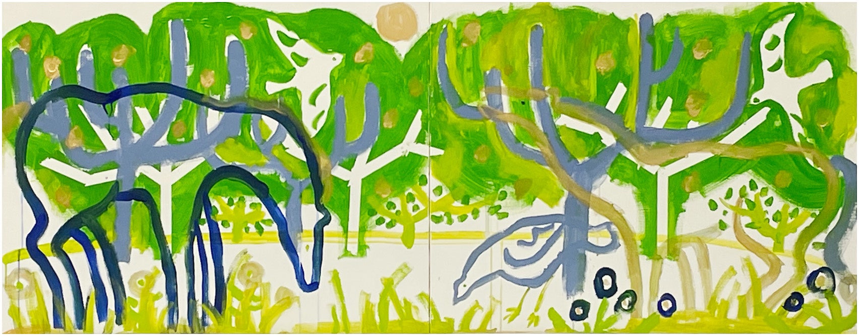 「リンネル心地よい暮らしフェスタ2022」にて完成したアート作品