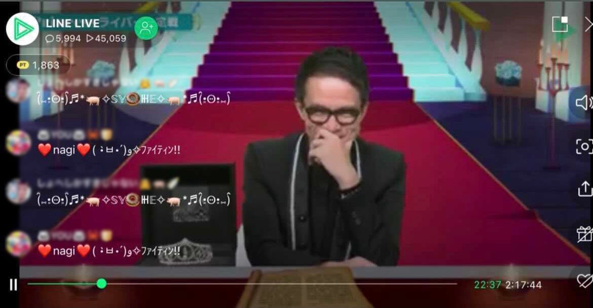 ティアラデザイナー TARO KAMITANI・LINE LIVE「第一回 プリンセスライバー決定戦（中継）」