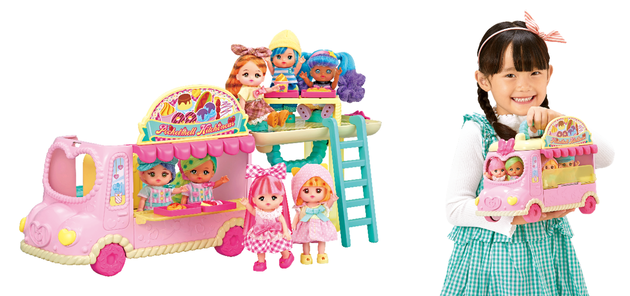 ポケットメルちゃんに「マジカルクッキング♡ポケメルキッチンカー」が