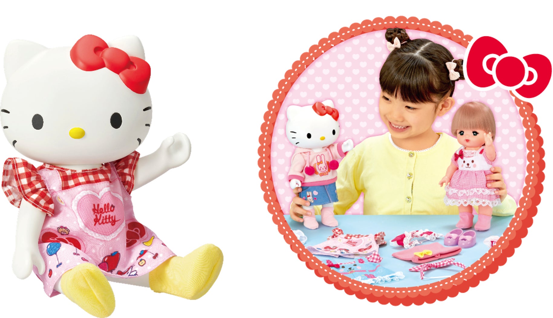 メルちゃんとハローキティのコラボ!「おせわだいすき ハローキティ メルちゃんとハローキティのコラボ!「おせわだいすき ハローキティ