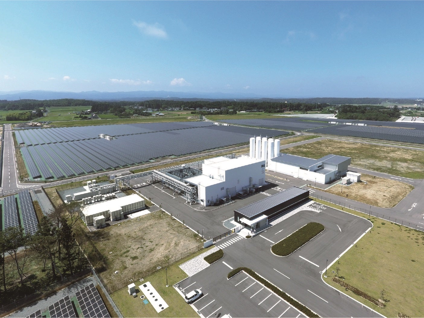福島水素エネルギー研究フィールド（FH2R）全景