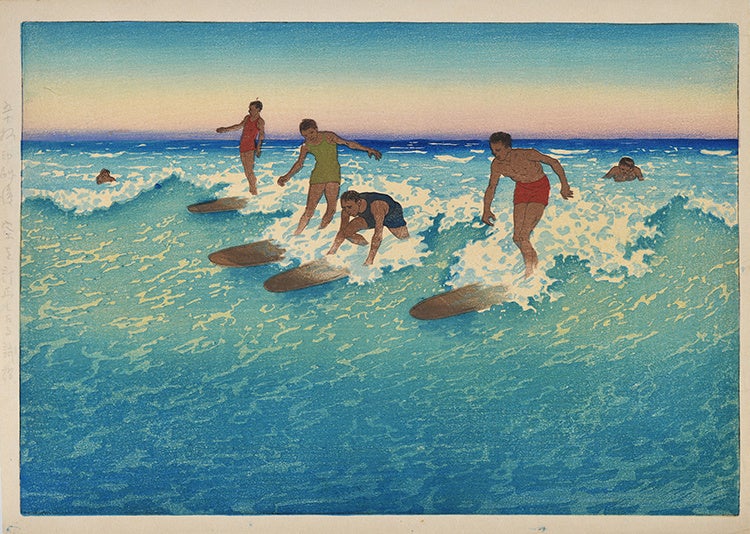 チャールズ・W・バートレット《ホノルル浪乗競争》 大正8年（1919）