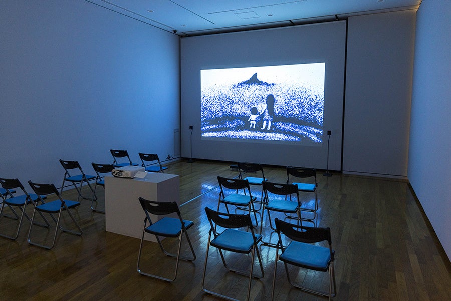 若見ありさ《茅ヶ崎の海》 2023年　アニメーション　2′34″　作家蔵　Photo：Ben Matsunaga