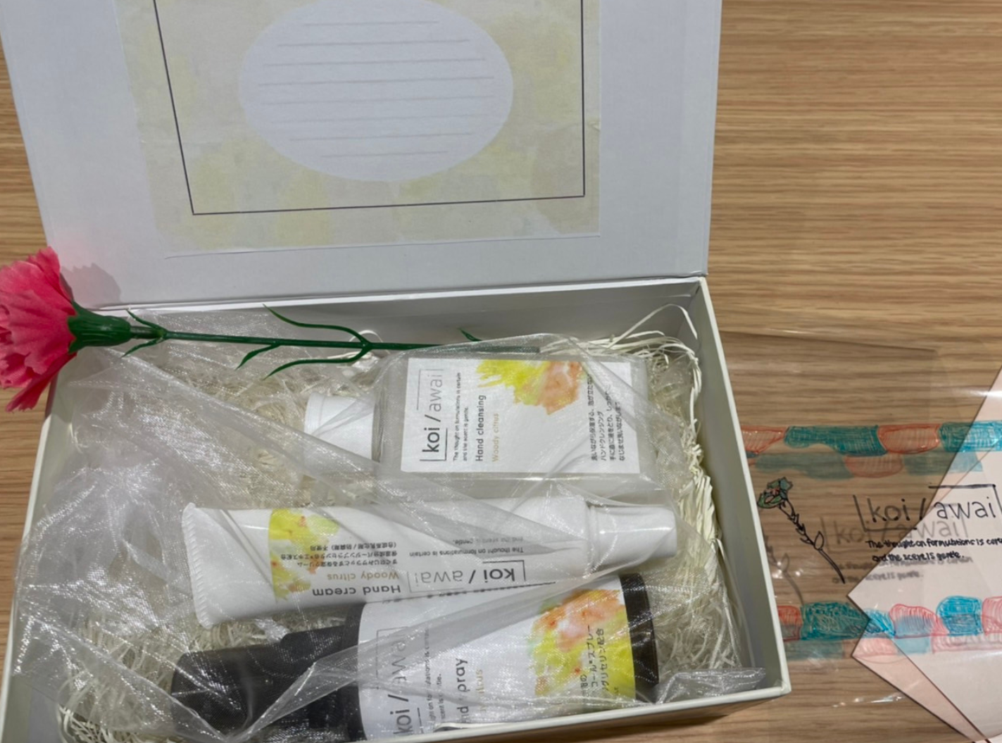 考案したギフトボックス