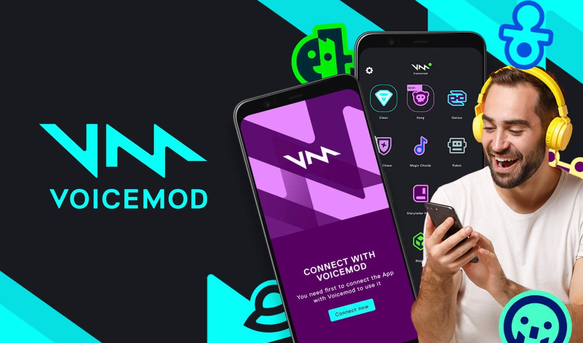 Voicemod Pcをスマホで操作できるアプリ Voicemod Controller が登場 ゲーム配信やオンラインmtgでも手元で素早く効果音を再生 プレイブレーンのプレスリリース Voicemod Pcをスマホで操作できるアプリ Voicemod Controller が登場 ゲーム配信やオンラインmtgでも手元で素早く効果音を再生 プレイブレーンのプレスリリース
