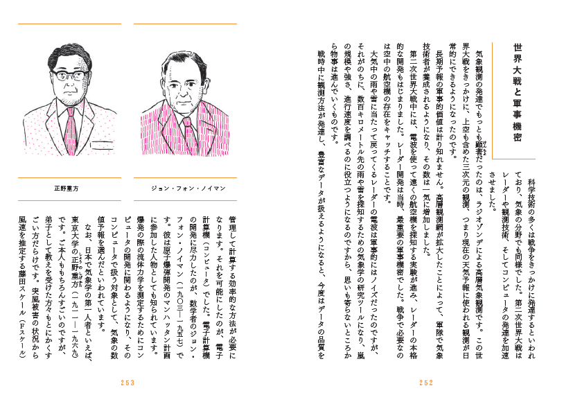 第二次世界大戦が、気象観測の分野を飛躍的に発達させた