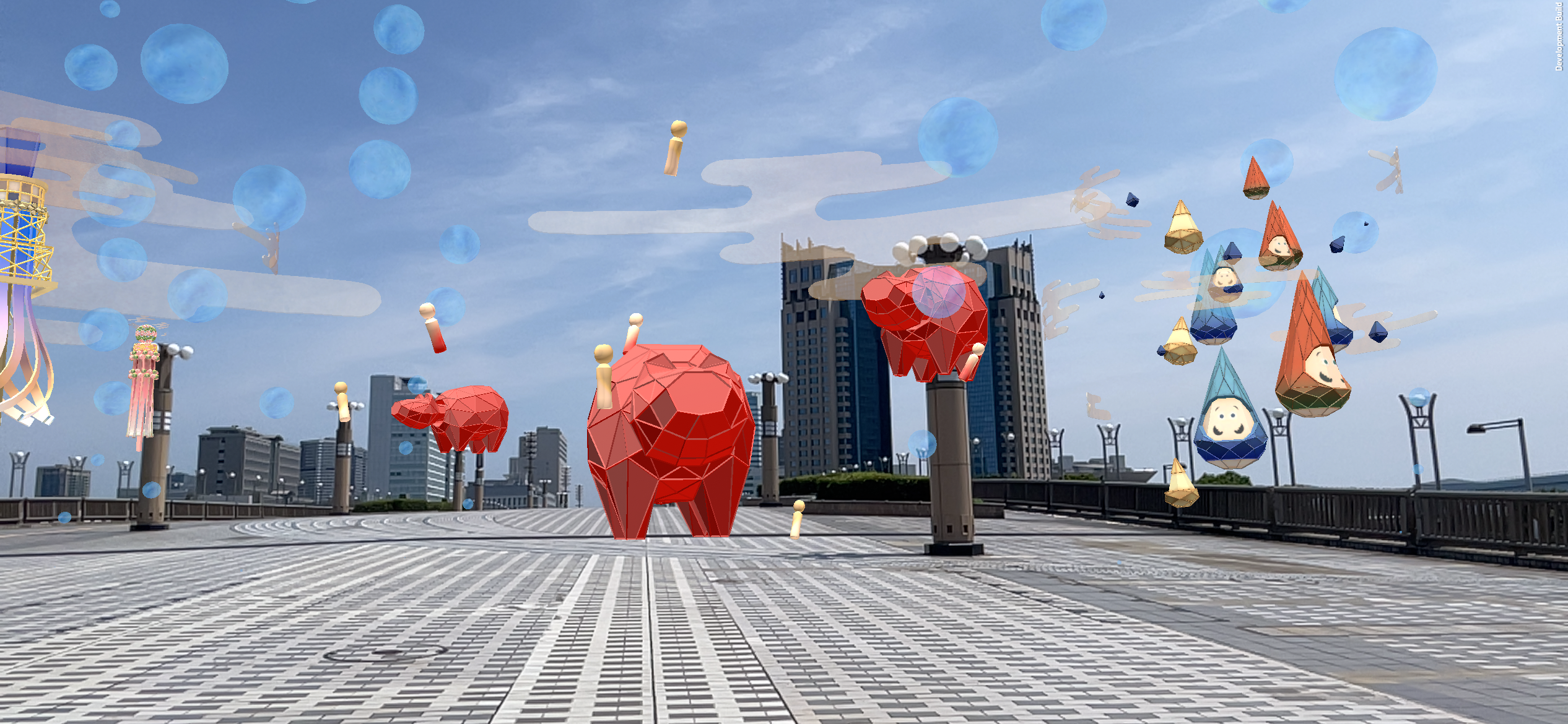 ゲッチャリロボ　水中迷彩　ペインターネット　デザフェス61 SoVeCの次世代ARアプリ「XR CHANNEL」が、臨海副都心エリアが