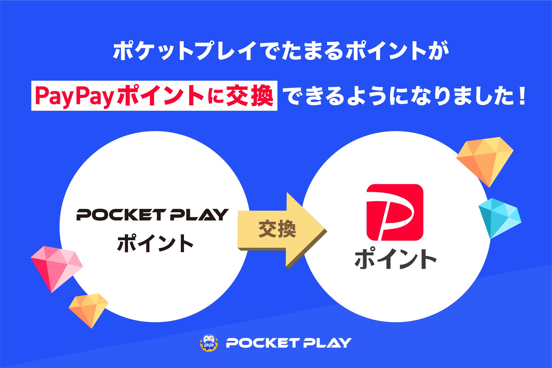 【朗報】ポケットプレイでPayPayポイント交換可能に! 【朗報】ポケットプレイでPayPayポイント交換可能に!