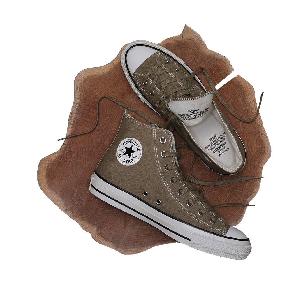 NEXUSVII.×CONVERSE スニーカー 価格:¥14,300(税込) カラー:BEIGE サイズ:27・27.5・28㎝ ※天然染料で染めているため1点ずつ表情が異なります。
