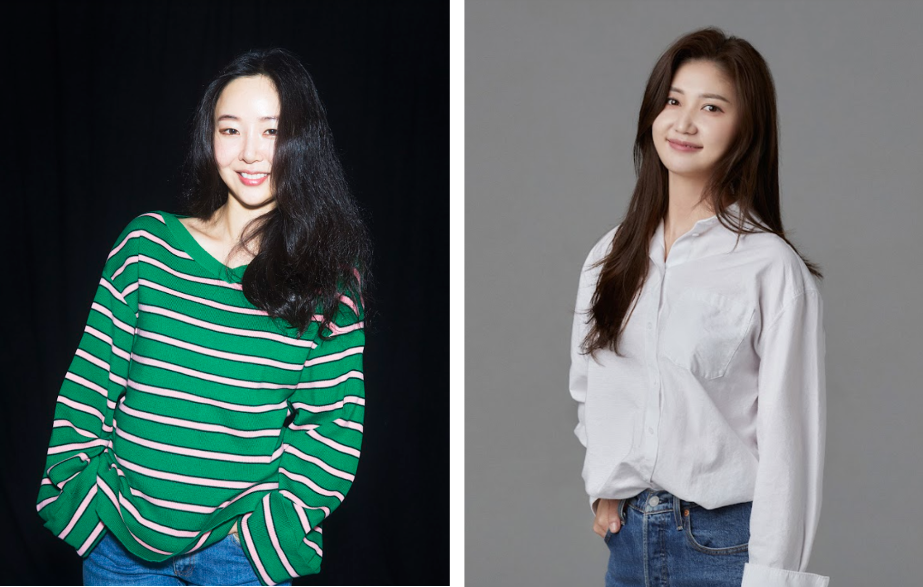 ▲ ADOR代表ミン・ヒジンとHYBE T&D事業室長シン・ソンジョン　(提供：HYBE)