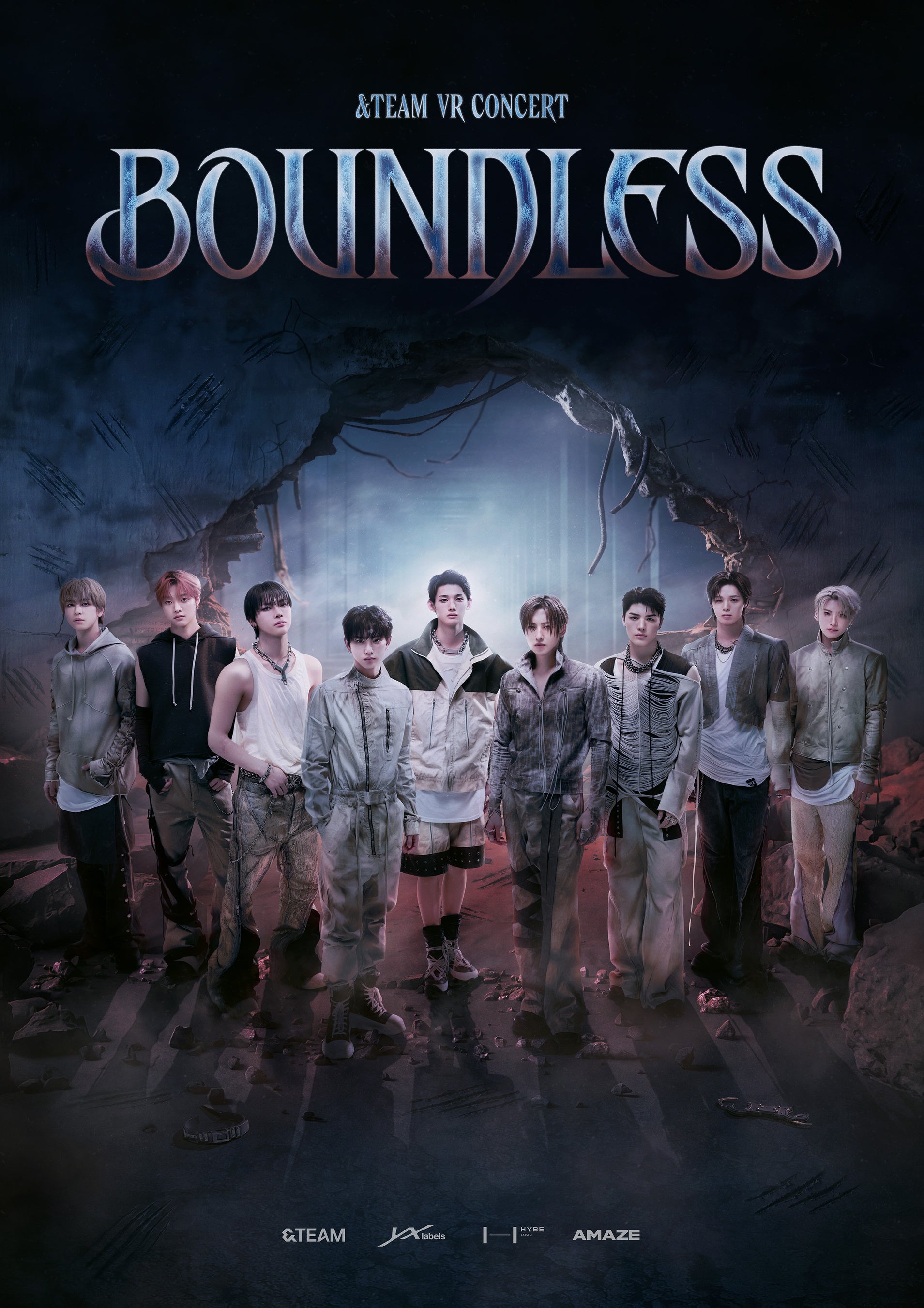 会社概要 プレスリリース フォロー 日本発グローバルグループ&TEAM、初のVRコンサート『&TEAM VR CONCERT BOUNDLESS』が6月26日(金)よりグローバル全15都市にて開催決定！