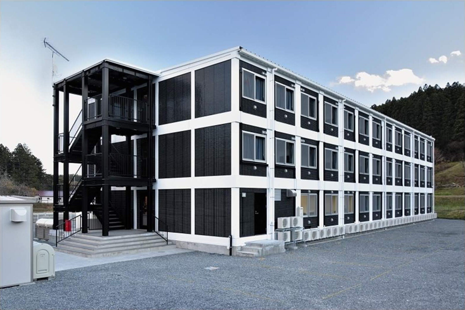 モジュール工法で建設されたホテル