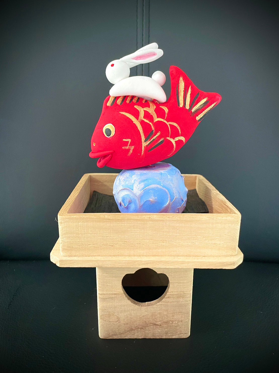 鯛乗り人形干支　作例