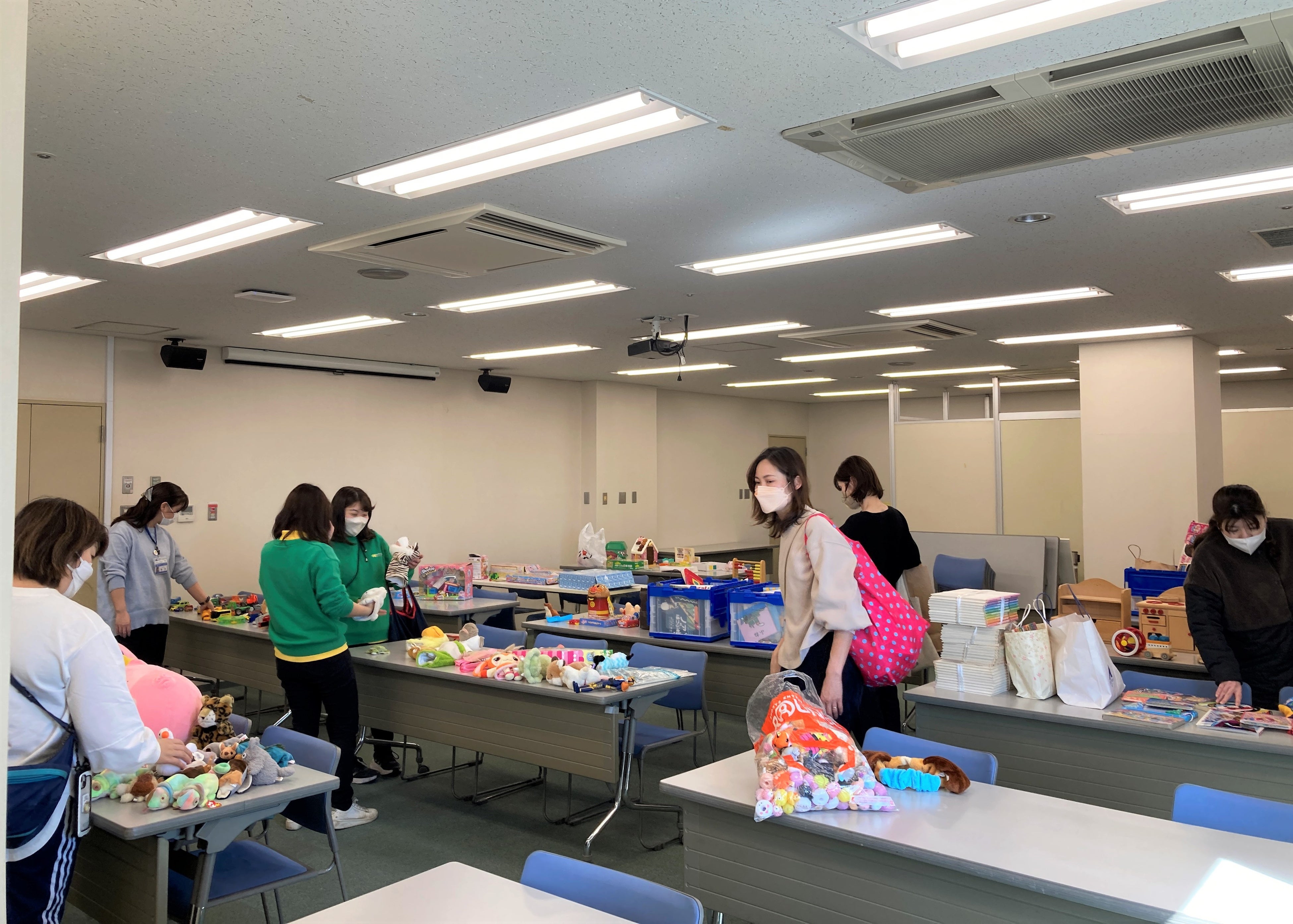 譲渡会（2023年1月実施時の様子）