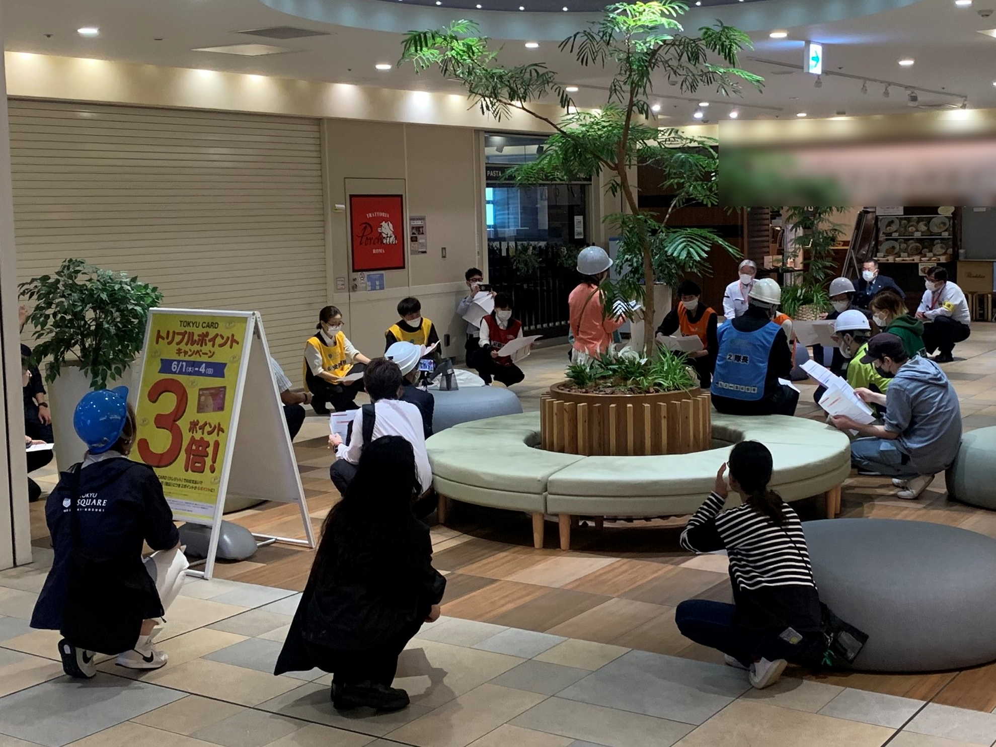 過去に実施した施設内防災訓練の様子②