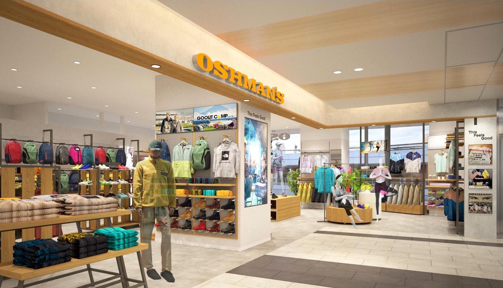 ▲ ＜オッシュマンズ＞店舗外観イメージ ※4月5日（金）オープン予定