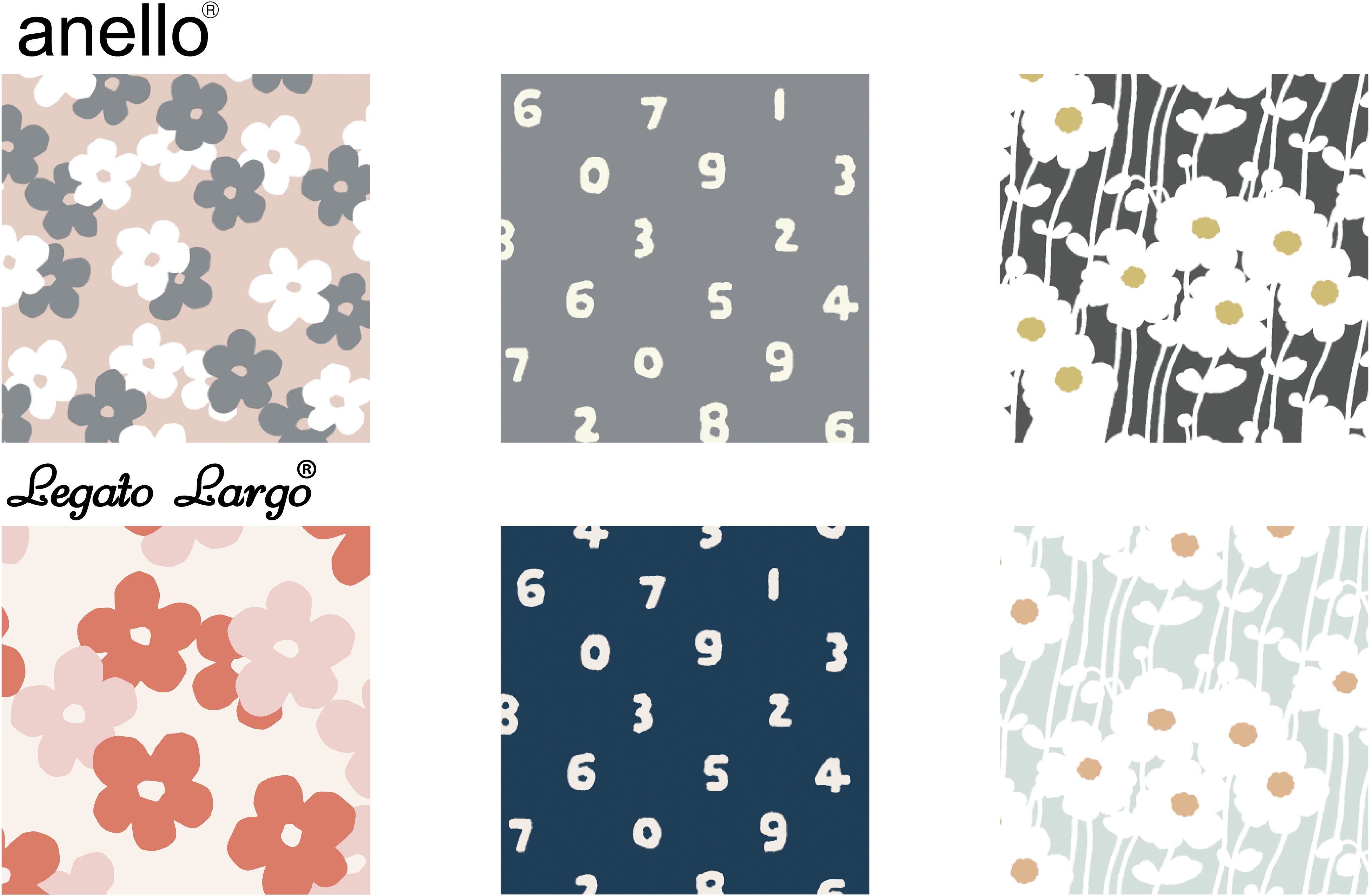 anello×sou・sou】未使用タグ付き コラボ リュック 花柄 anello×sou