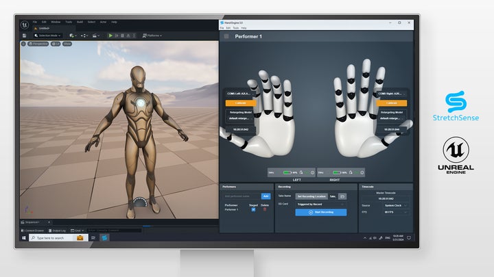 モーションキャプチャー用グローブ「StretchSense Studio Glove モーションキャプチャー用グローブ「StretchSense Studio Glove