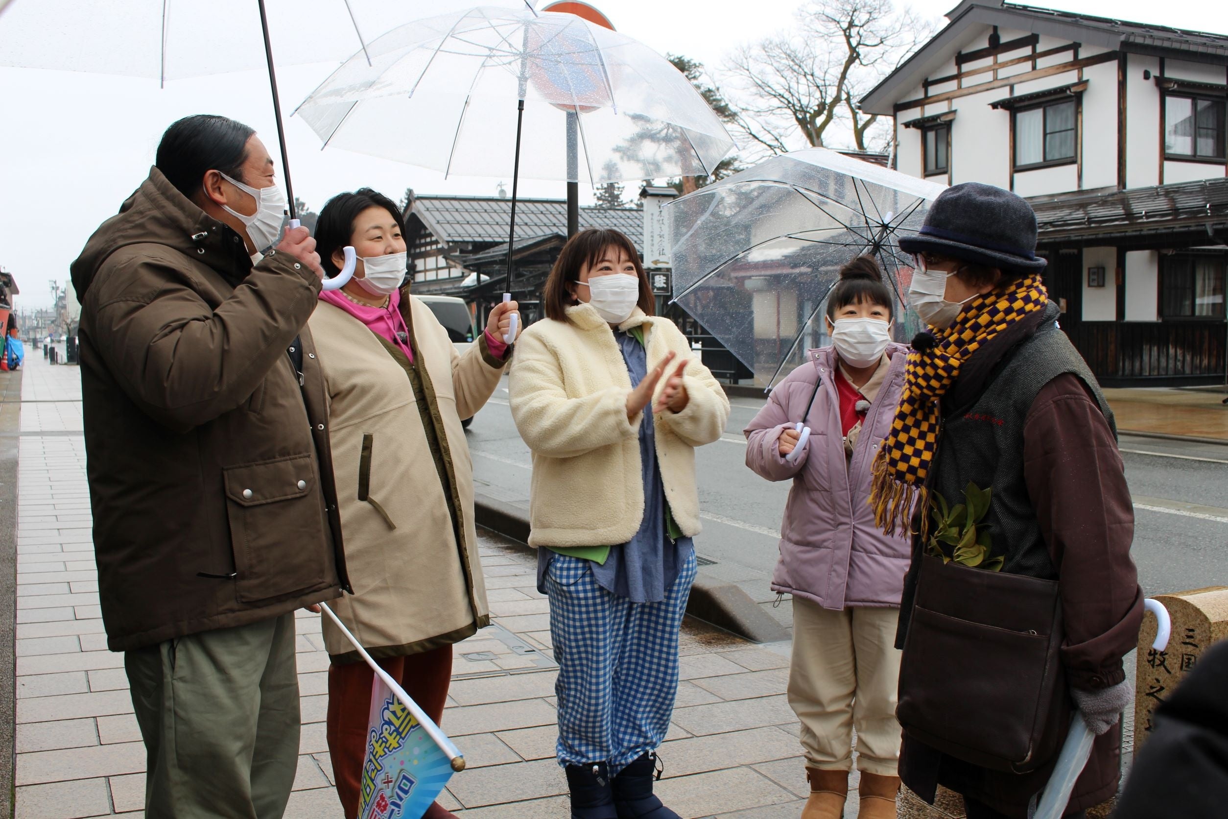美しい景観が人気の「牧之通り」で地元の方々とふれあい