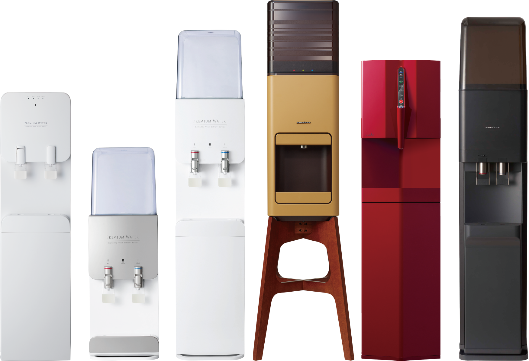 ウォーターサーバー市場シェア・顧客満足度No.1※1.2「プレミアム