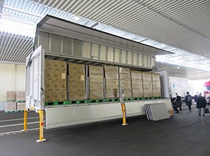 別のコンテナは荷主による荷積みが完了