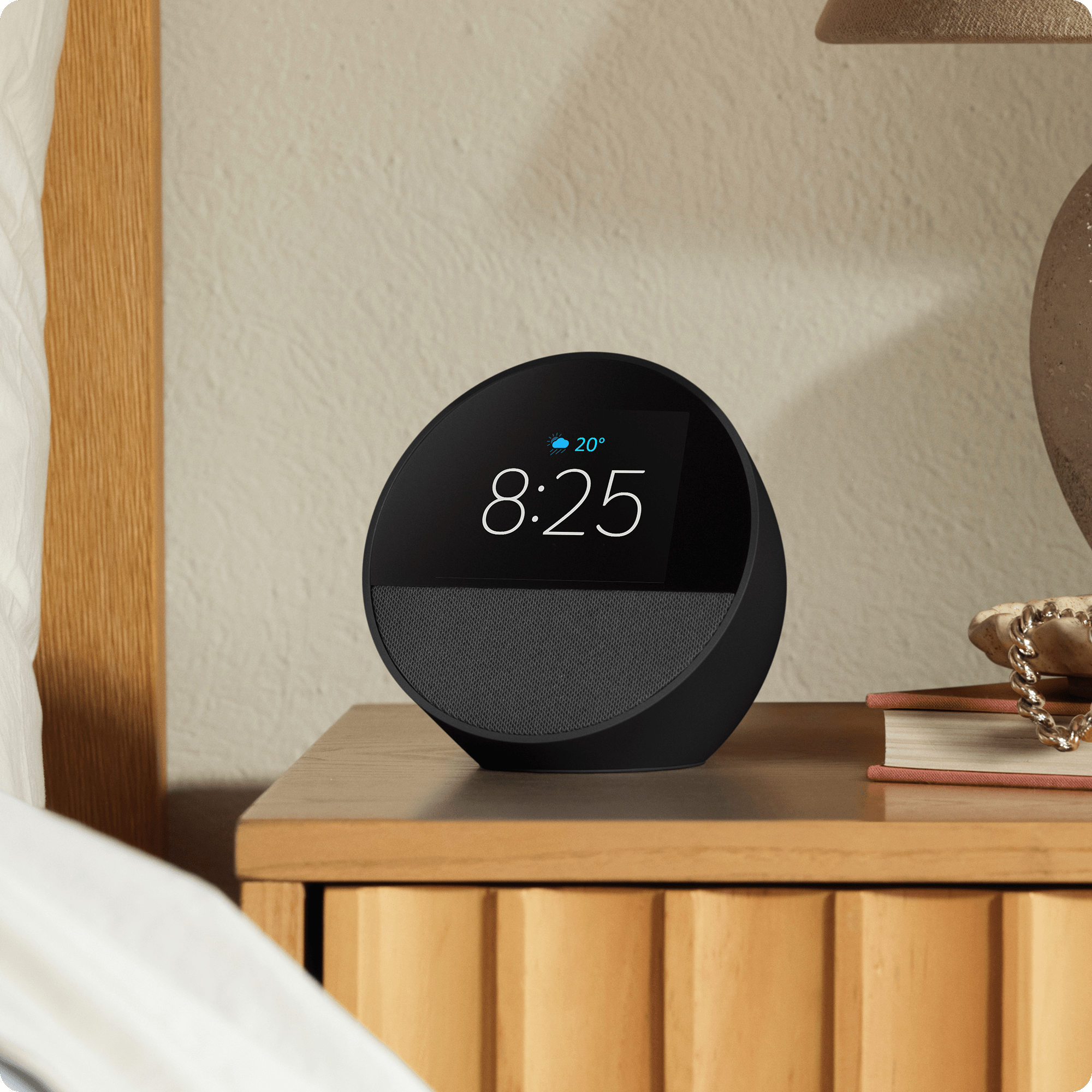 Amazon Echo Spot 2024年発売 スマートアラームクロック Amazon | Echo Spot（2024年発売）- スマートアラームクロック
