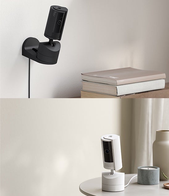 Amazon、屋内用セキュリティカメラ「Ring 首振り機能付きインド