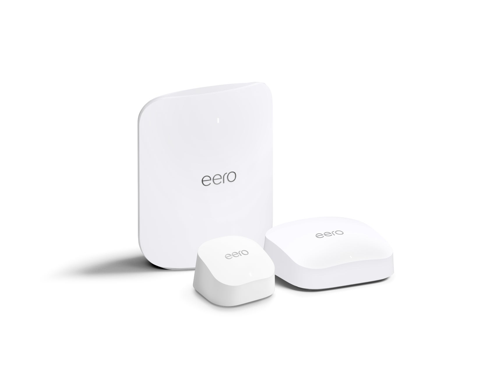 【美品】Amazon eero 6+ - メッシュwifi ルーター 2ユニット Amazon、新ブランド メッシュwifiシステム 「eero(イーロ