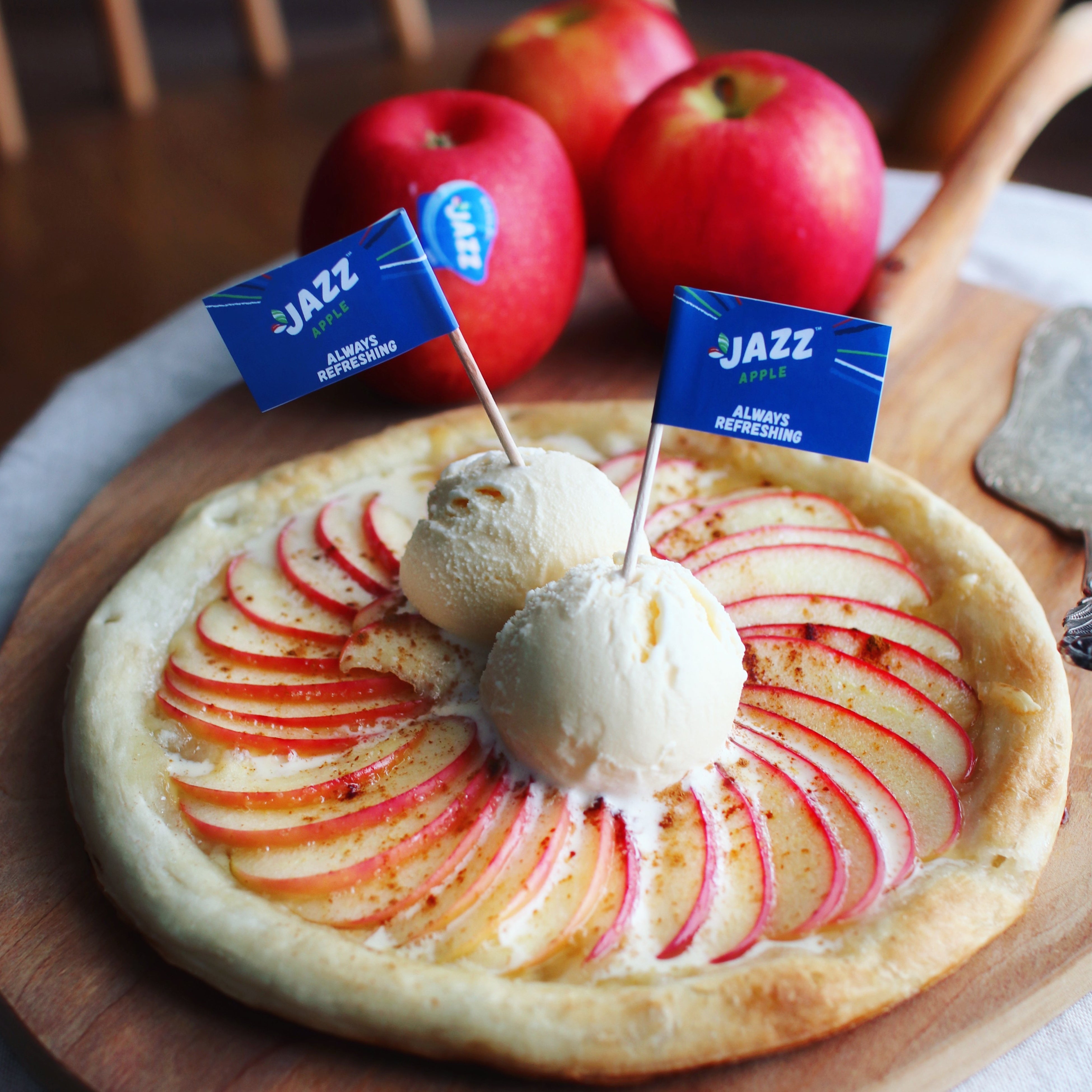 ジャズりんごのフルーツピザby @thinkofadream