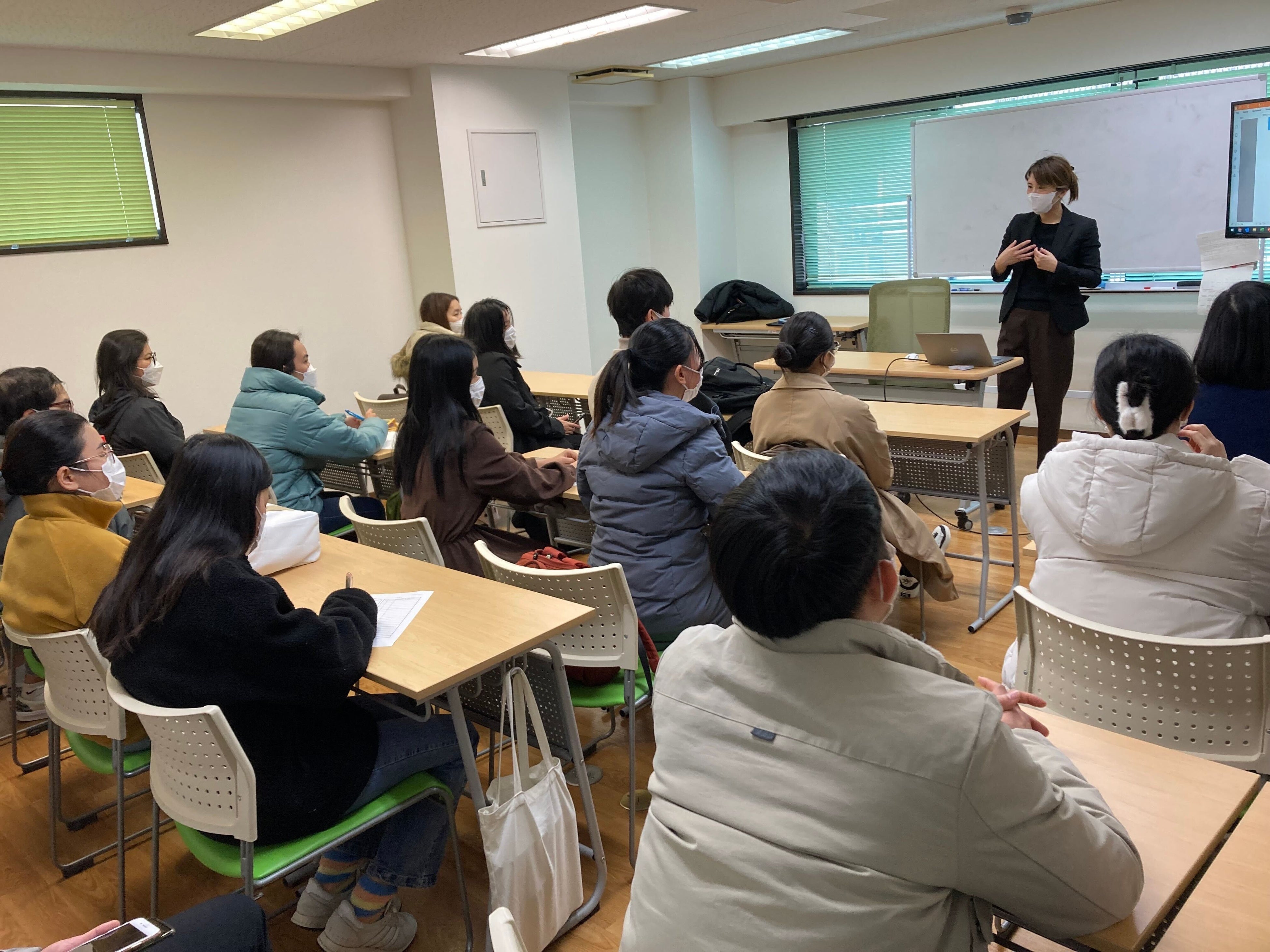 キャリアガイダンス1日目の様子