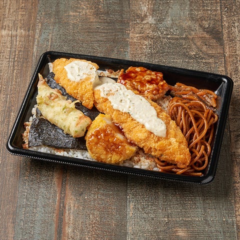 タルタル白身フライの海苔弁当・ロースかつカレー 2週間限定増量・トッピング