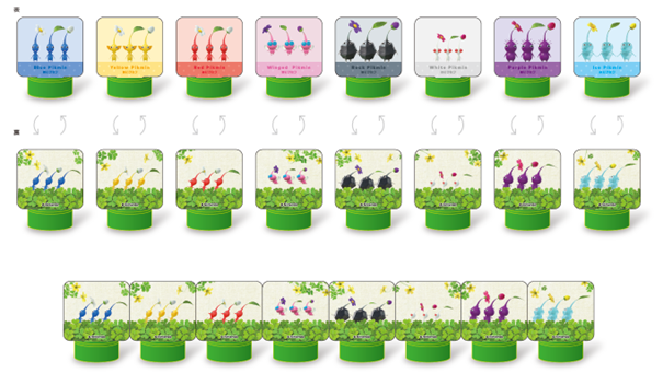 ピクミン様♥️キャバリア 印鑑スタンド ピクミン様♥️キャバリア 印鑑スタンド