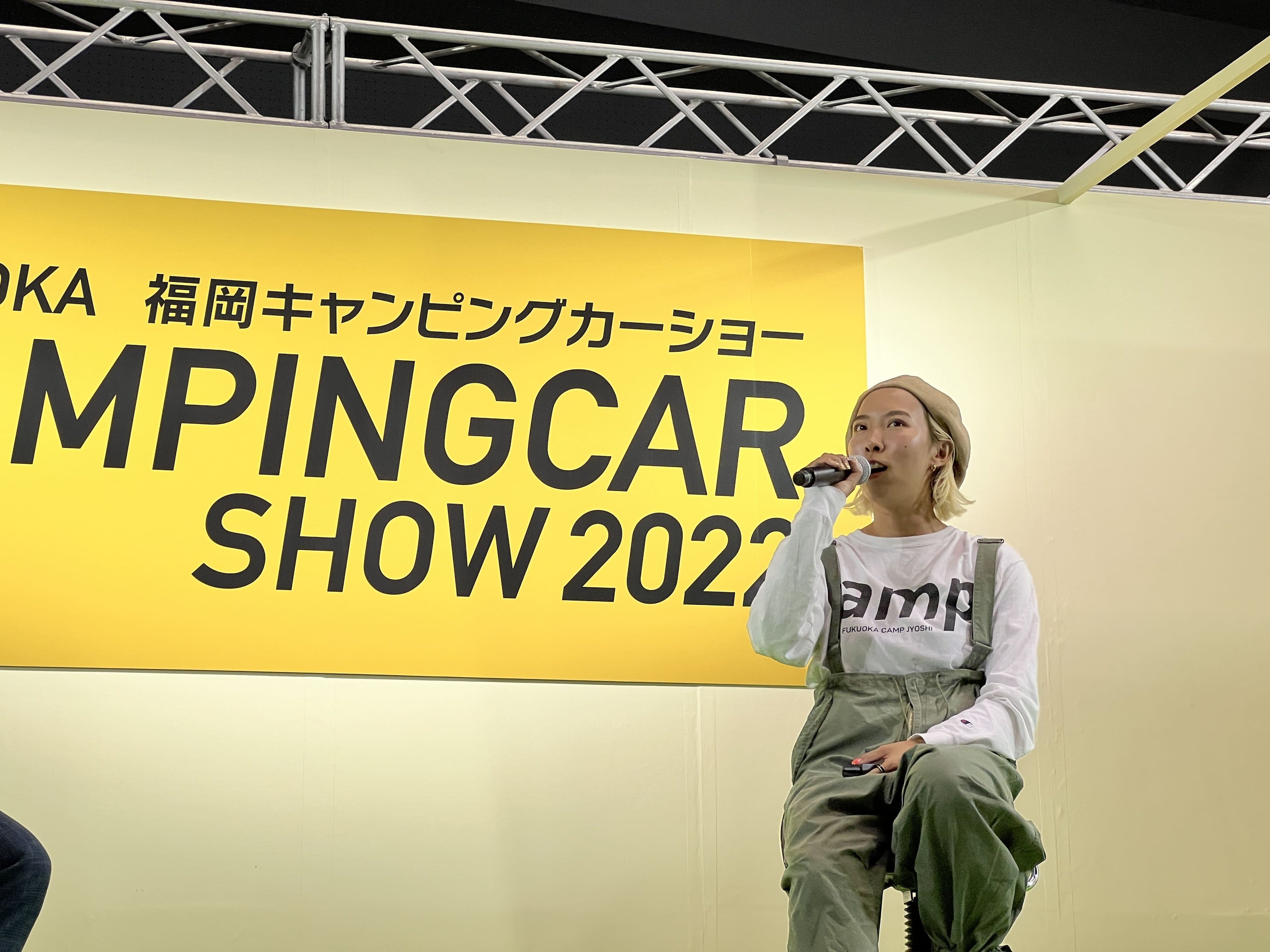 福岡キャンピングカーショー2022・キャンプ女子株式会社代表　橋本