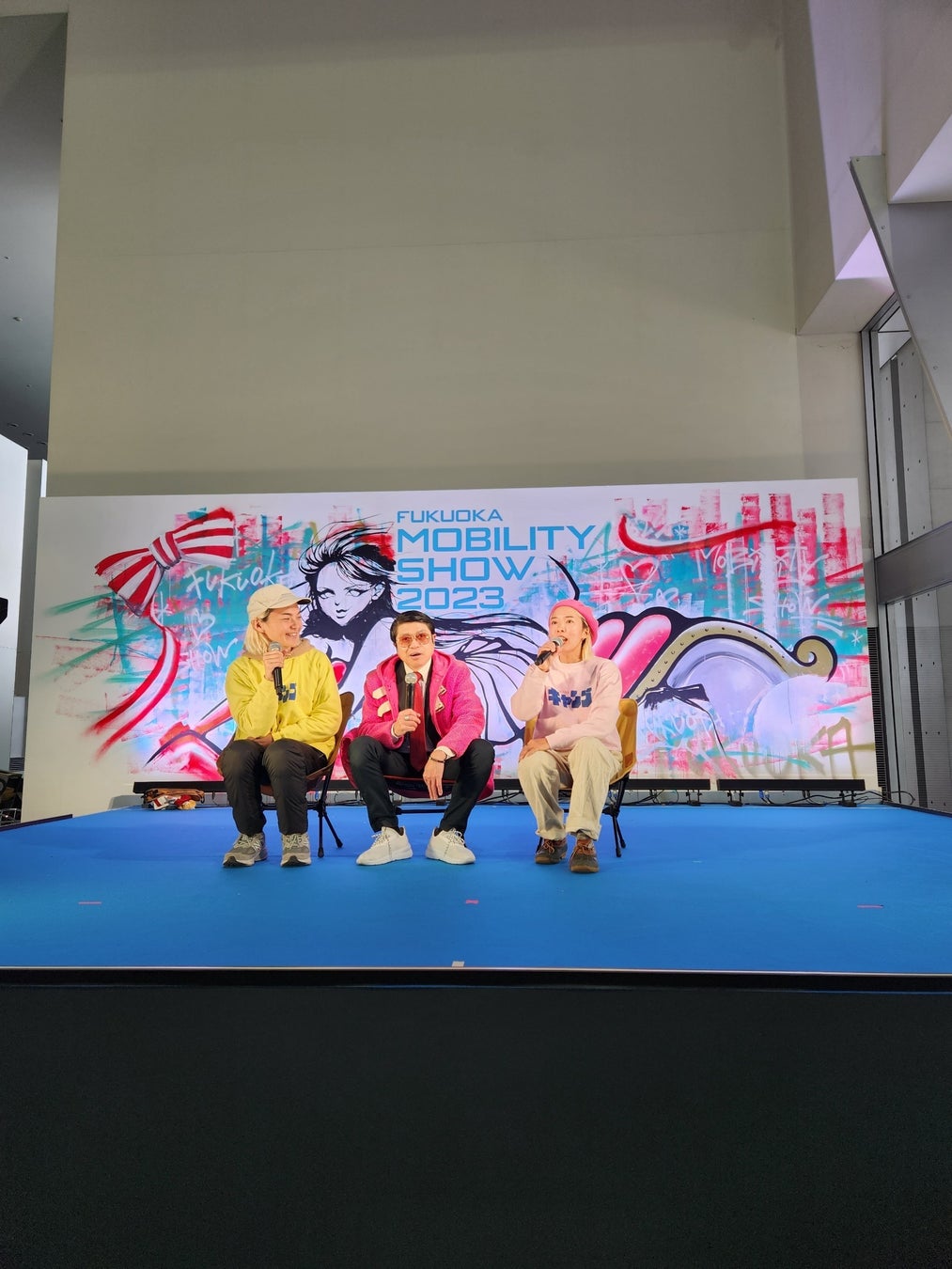 福岡モビリティショー2023、キャンプ女子株式会社の橋本華恋と柴垣道宏がトークショーに出演 福岡モビリティショー2023、キャンプ女子株式会社の橋本華恋と柴垣道宏がトークショーに出演