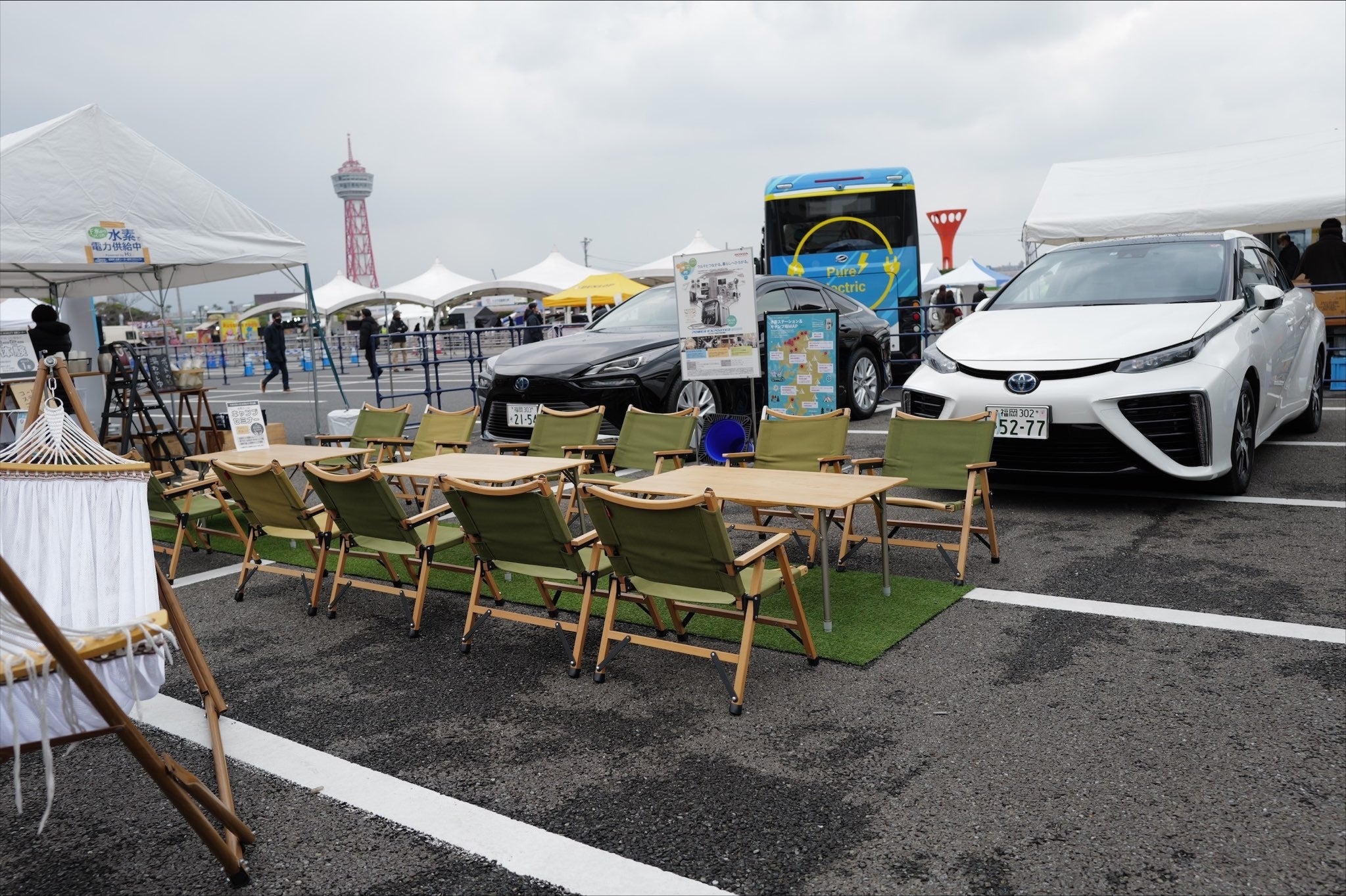 MIRAIとキャンプ空間の演出