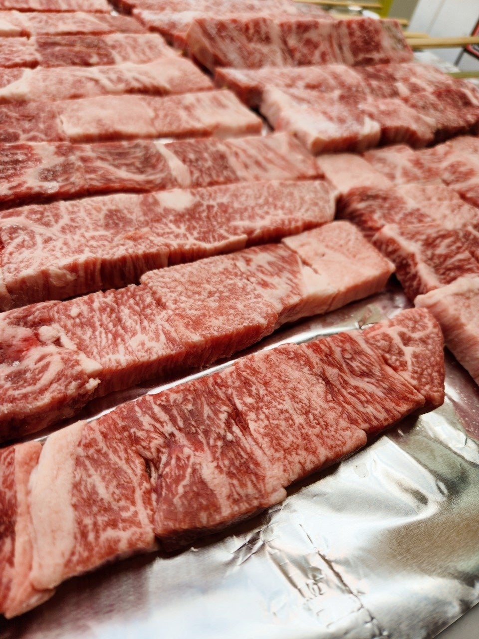 佐賀県産A5和牛串を福岡モビリティショーにて提供