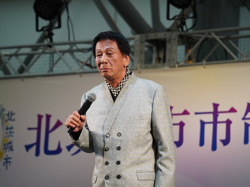 警察庁特別防犯対策監 杉良太郎氏　警察庁特別防犯支援官 伍代夏子氏・船越英一郎氏北茨城市にて広報啓発を実施